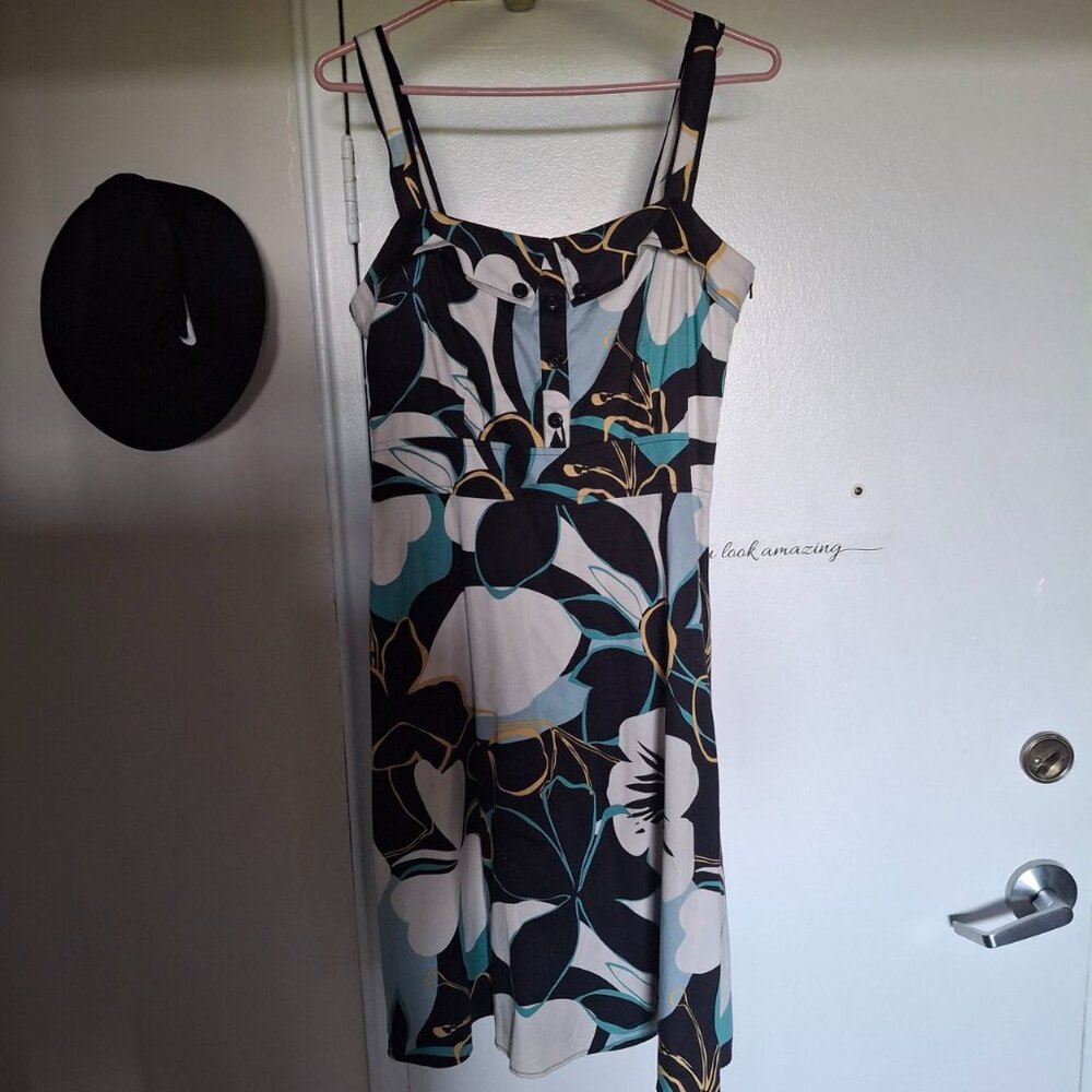 Mexx Abstract Floral Dress - Size UK 14  / US 10 - Picture 11 of 11